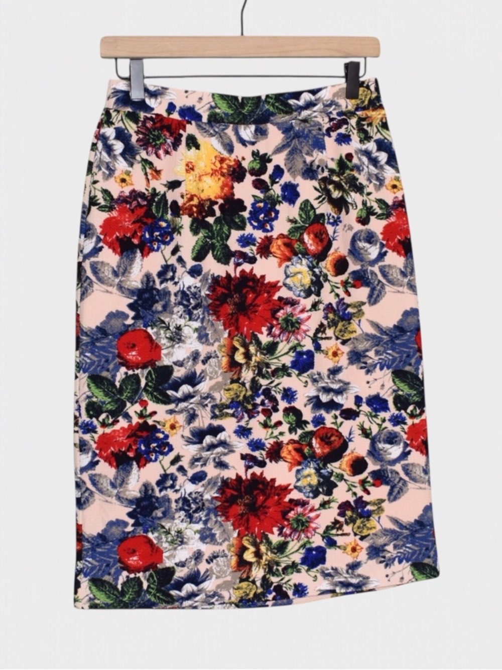 Pixley Floral Print Pencil Skirt